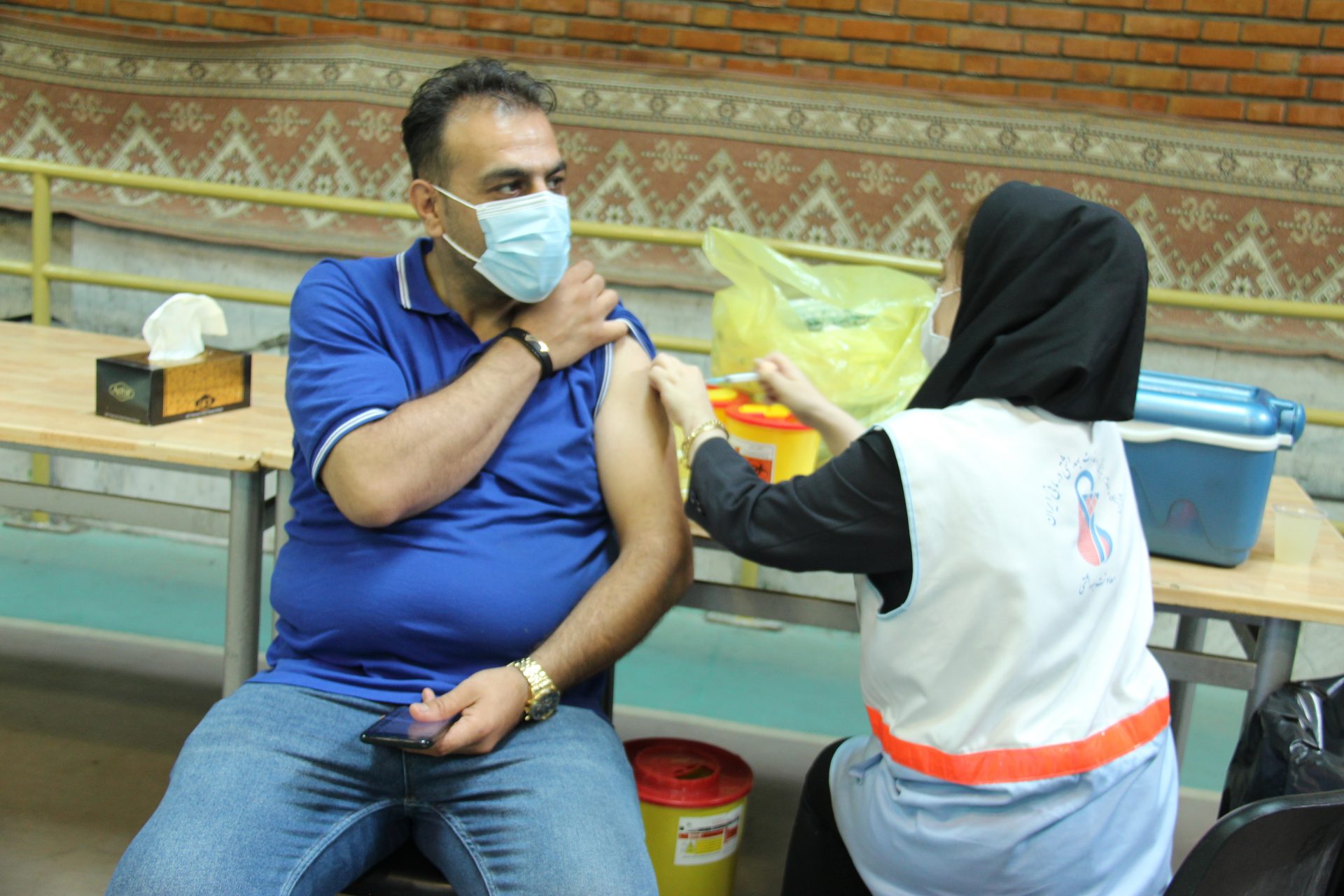 تزریق دوز چهارم واکسن کرونا در شرکت